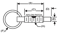 Standard - Locking With Patch - Brass
