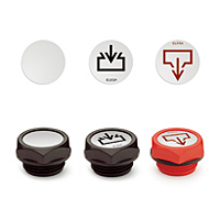 Plates with Graphic Symbols for Oil Plugs