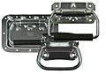 Load Rated Folding Pull Handles with Mounting Plate