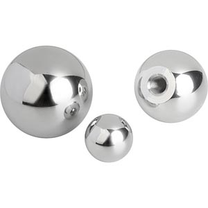 45mm Stud Length Size 2 Monroe MA-89155 Diecast Zinc Stud Mounting Ball Style Adjustable Handle with Stainless Steel Insert Metric Size M8 Thread Size 