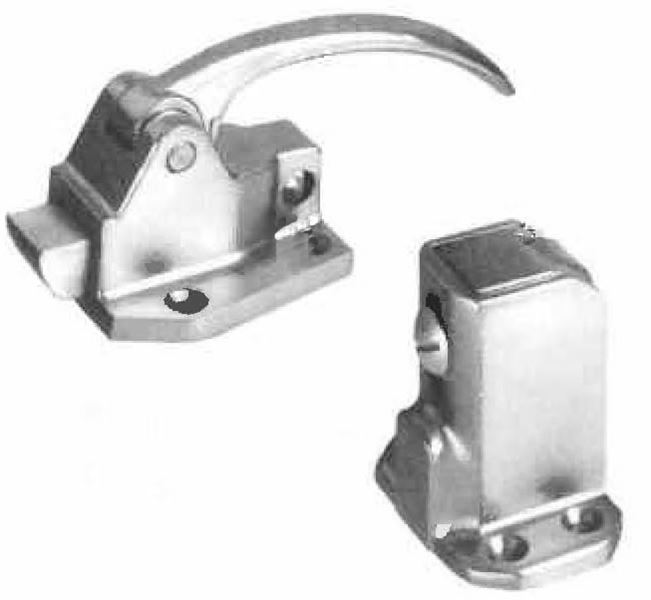 505 Stainless Steel Refrigerator Lock with Flush to 1/2Offset strike