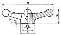 Four Arm Handwheel