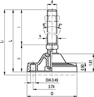 Leveling Elements for Ground Mounting