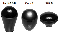 Lever Knobs - Inch