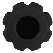 Fluted Soft Touch Knob - Inch