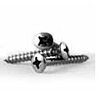 Self Tapping Screw, Phillips Oval Head, Type A, Stainless Steel 18 7