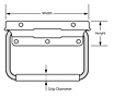 Round Grip - Cushion - Style 3 Pull Handles