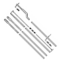 3/8" STEEL RODS FOR USE WITH 6011 ROD LOCKS