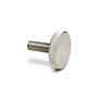 DIN 653-NI Knurled Grip Knobs with Threaded Pin